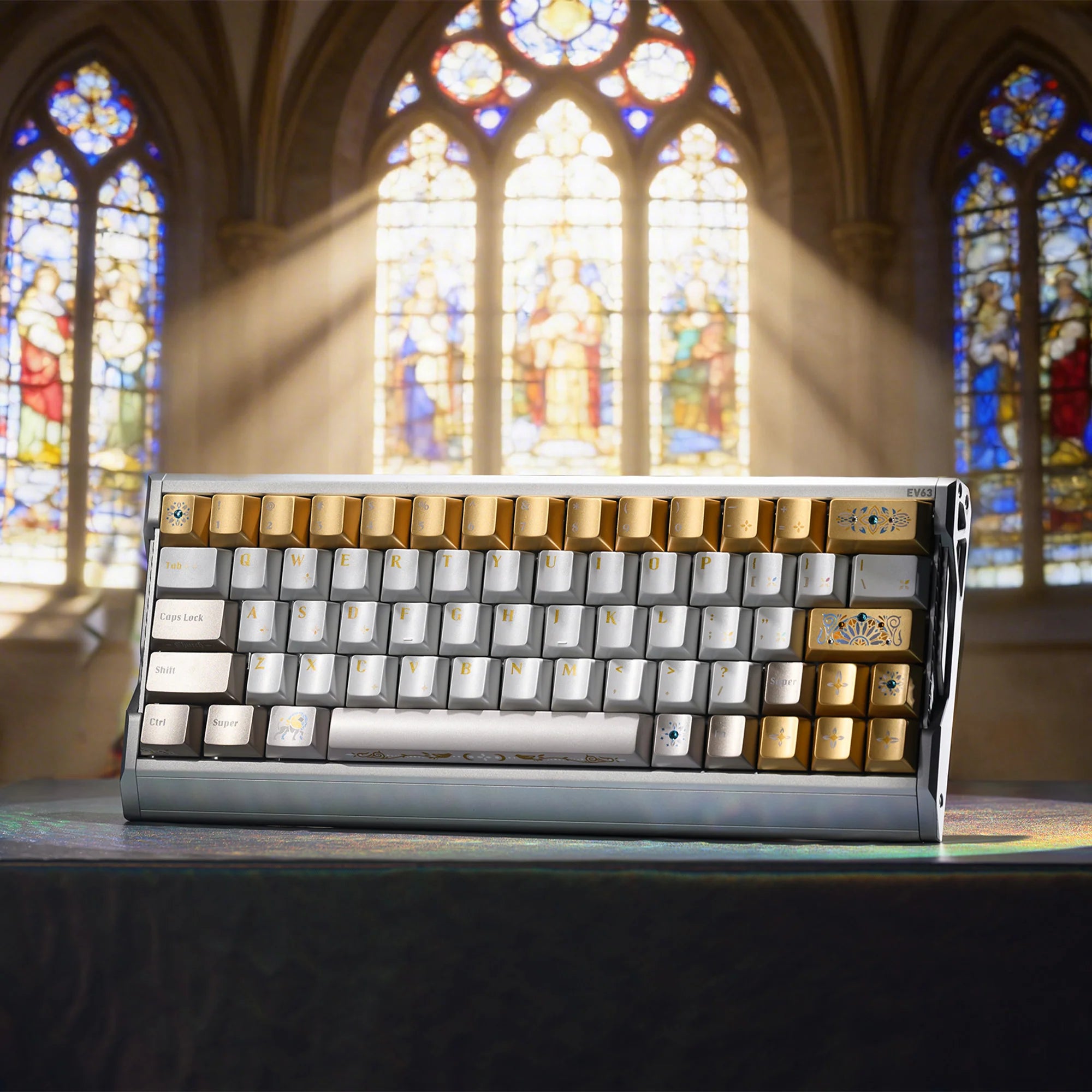 XVX Stained Glass Keycap Set | Cherry Profile PBT with Moissanite