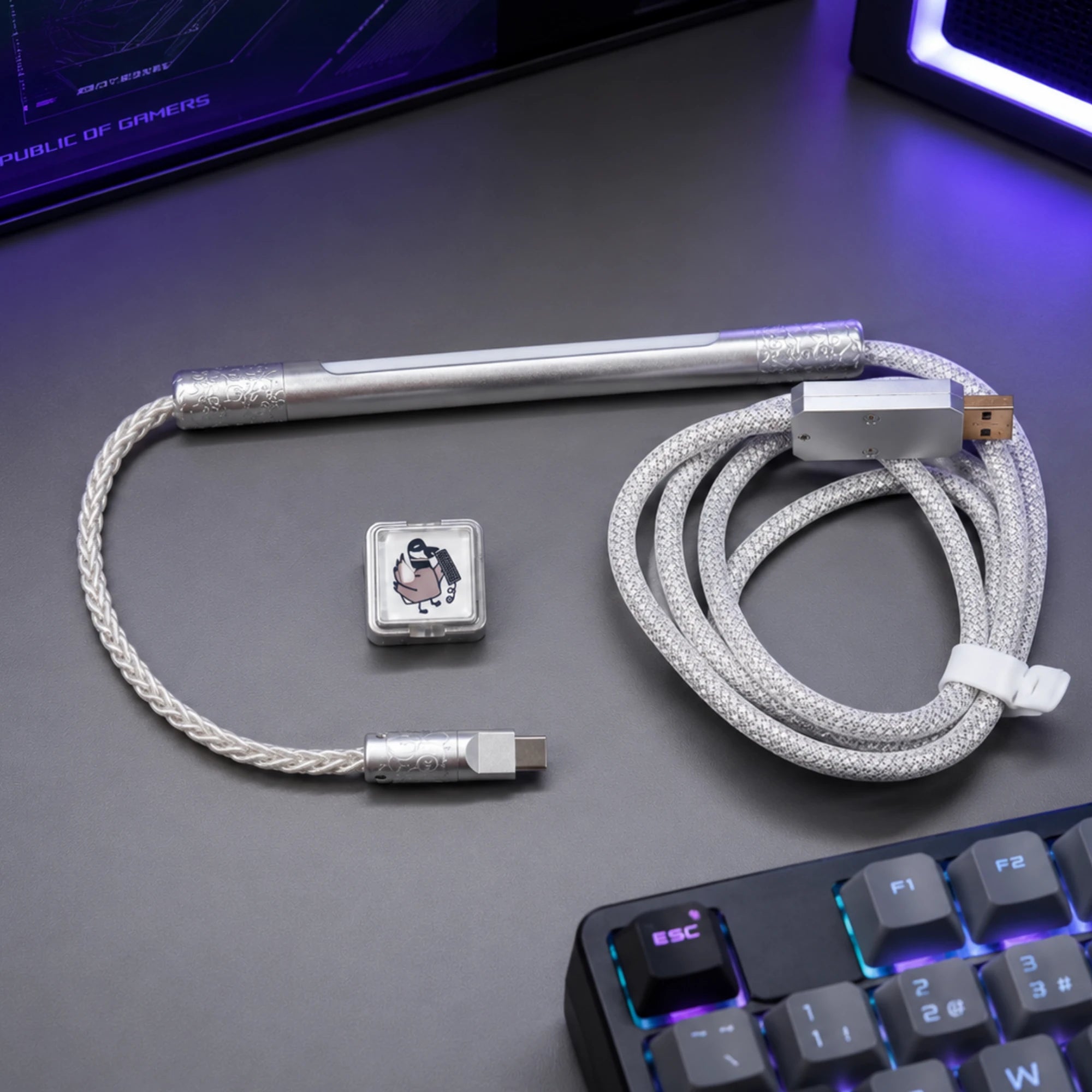 Winshop x KeyboardMan Prism 8K Cable