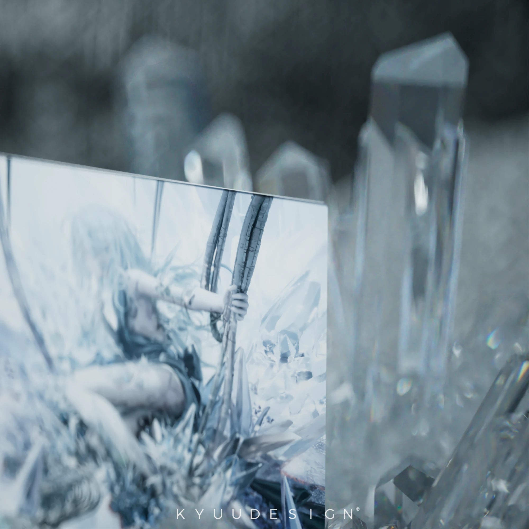 KYUU Design Prism Glass Mousepad