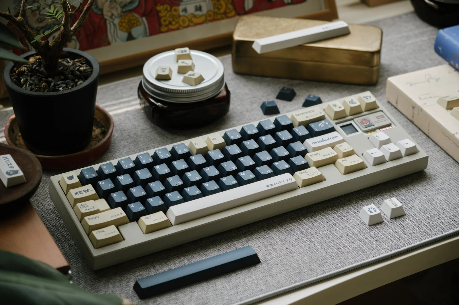 Catkeys Manhatten Teahouse Keycap Set