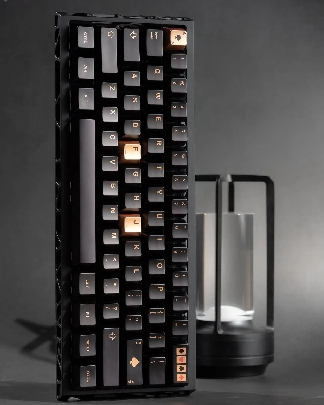 Spade Metalic Painting Keycap Set