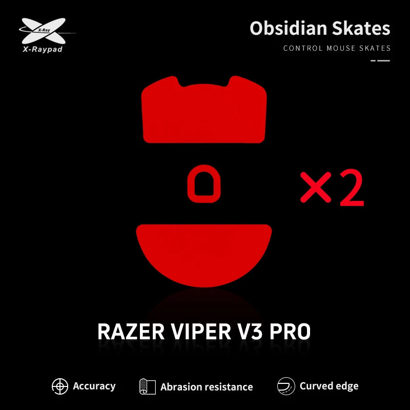 Obsidian Razer Viper V3 PRO Mouse Skates