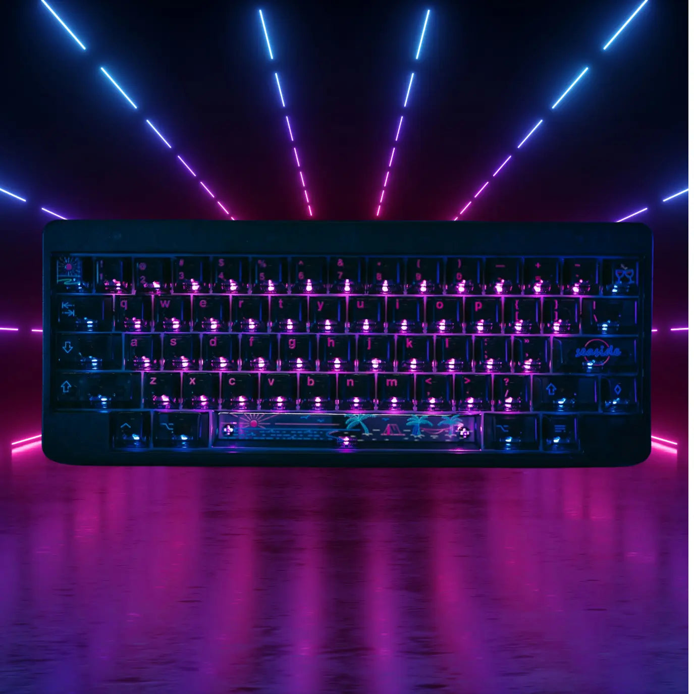 LeleLab x ICE CAT Seaside Keycap Set