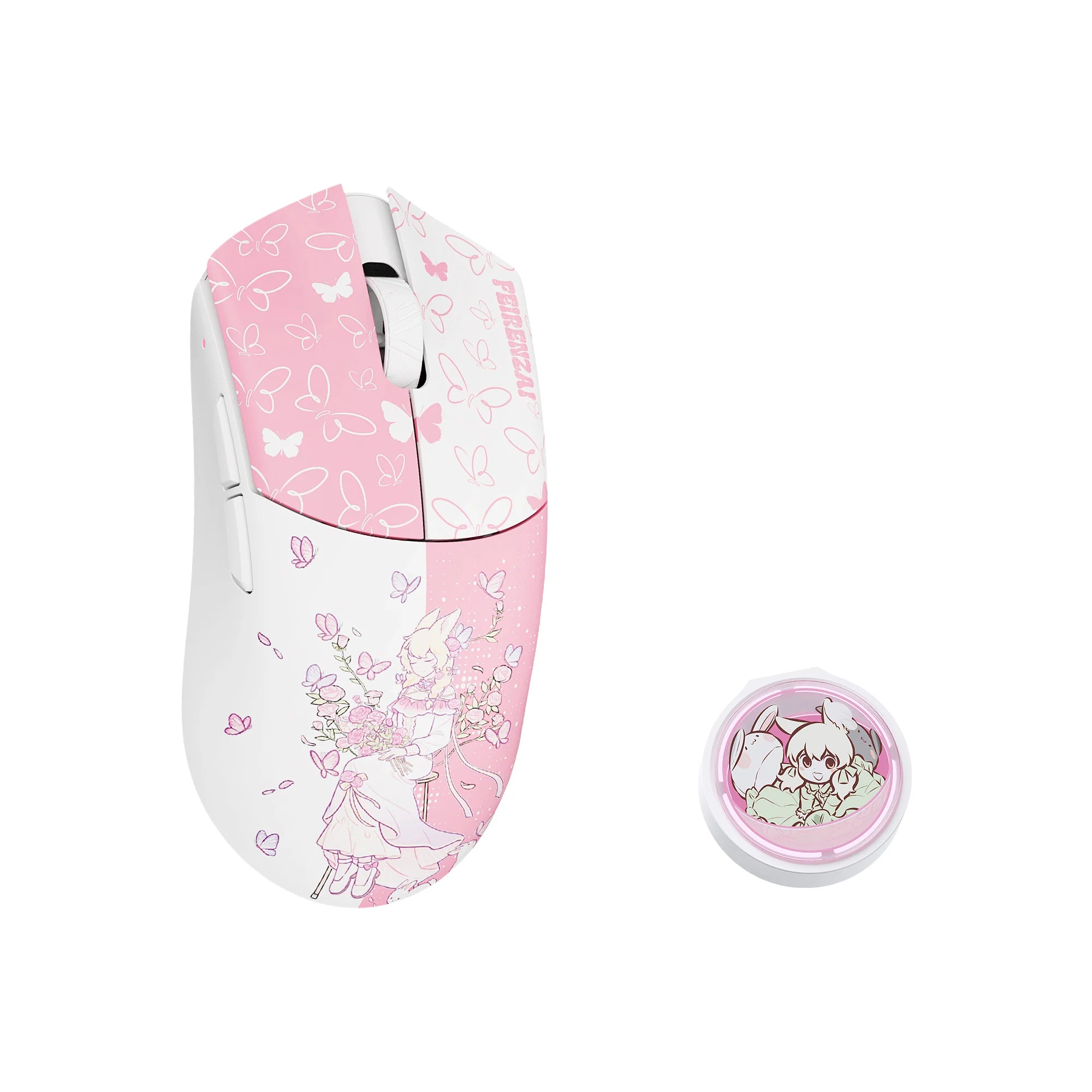 WLMOUSE × FEIRENZAI BEAST G Limited Edition Gaming Mouse XY Pink