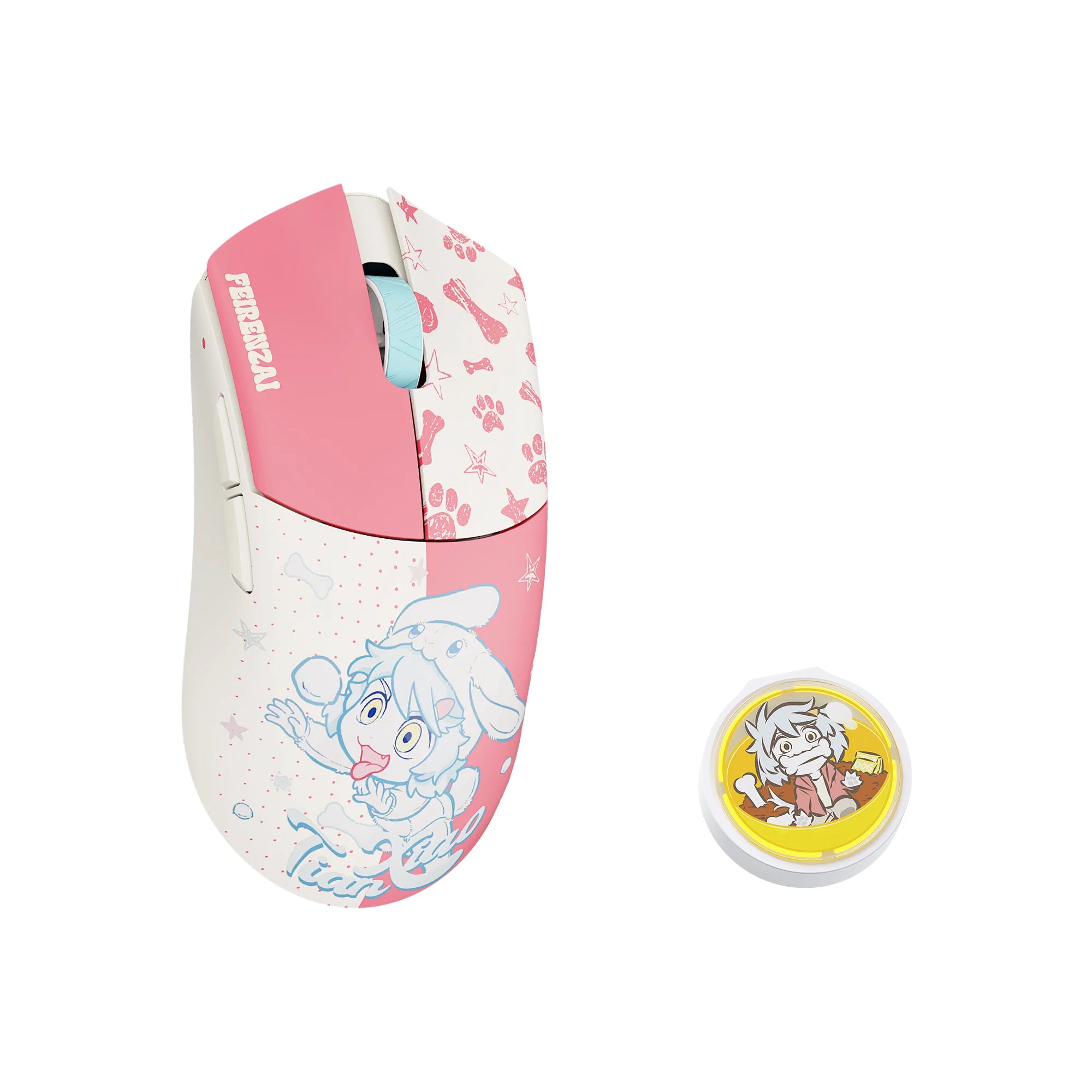 WLMOUSE × FEIRENZAI BEAST G Limited Edition Gaming Mouse NZ Yellow Pink