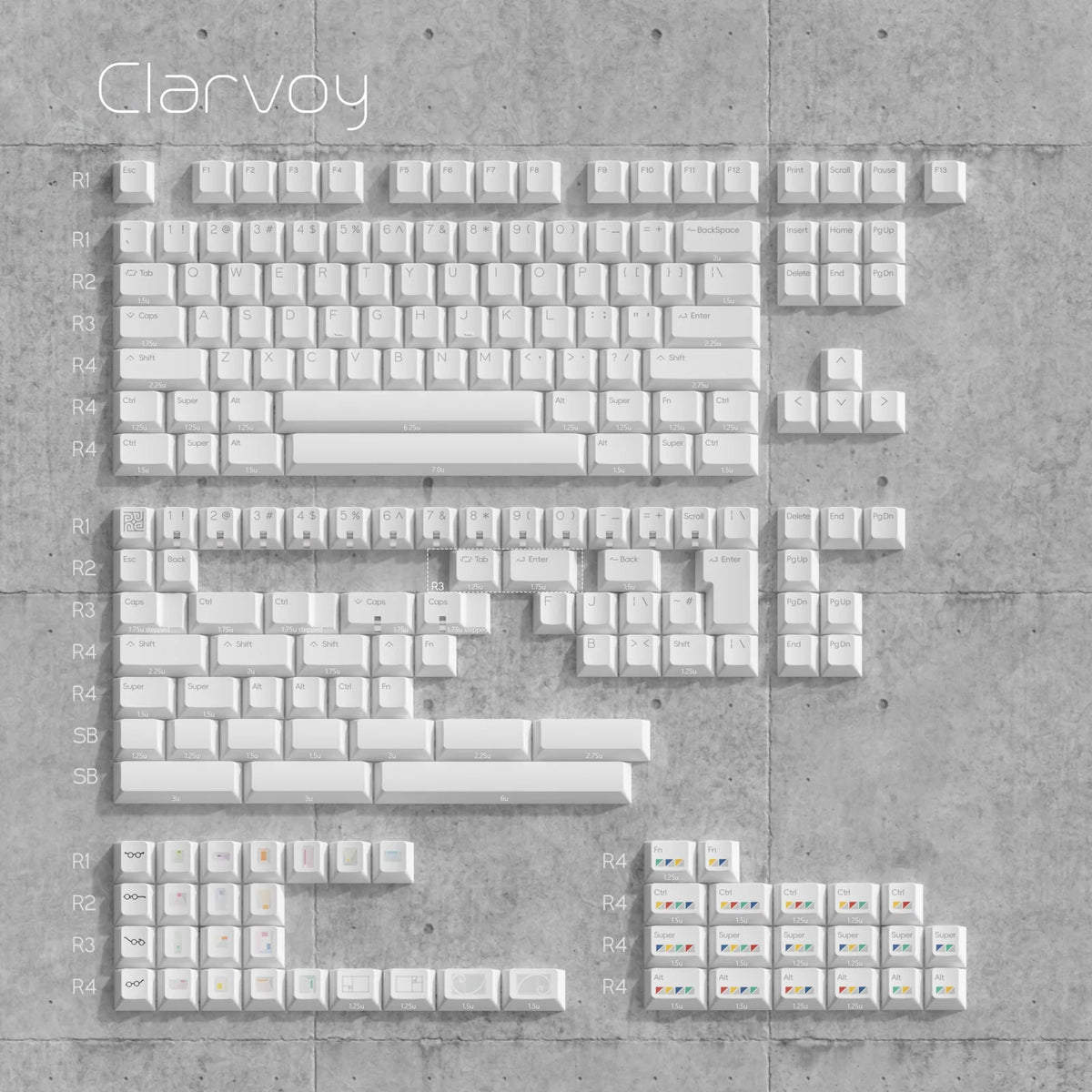 PBTfans Clarvoy Keycap Set