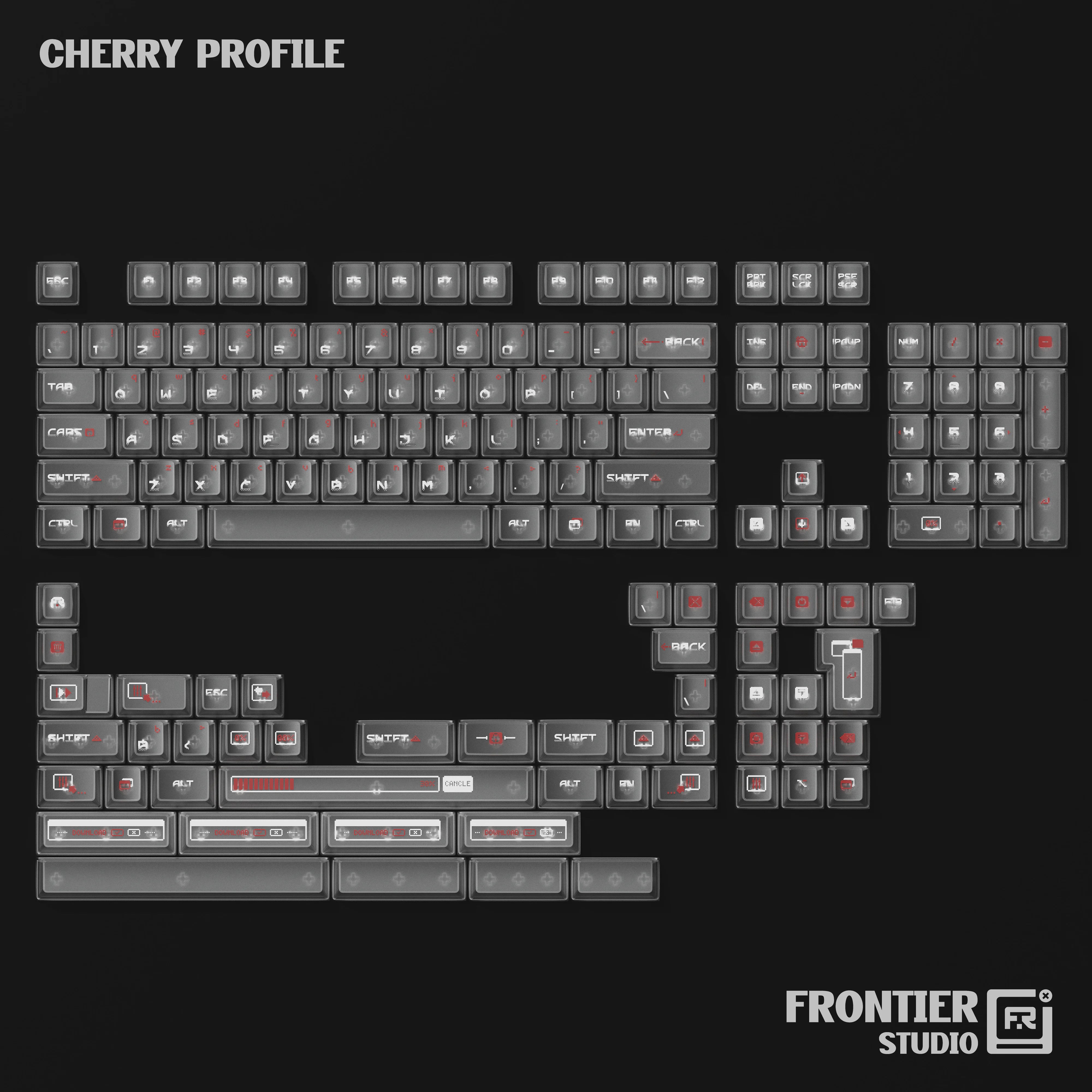 Frontier Shadow PC Translucent Keycaps