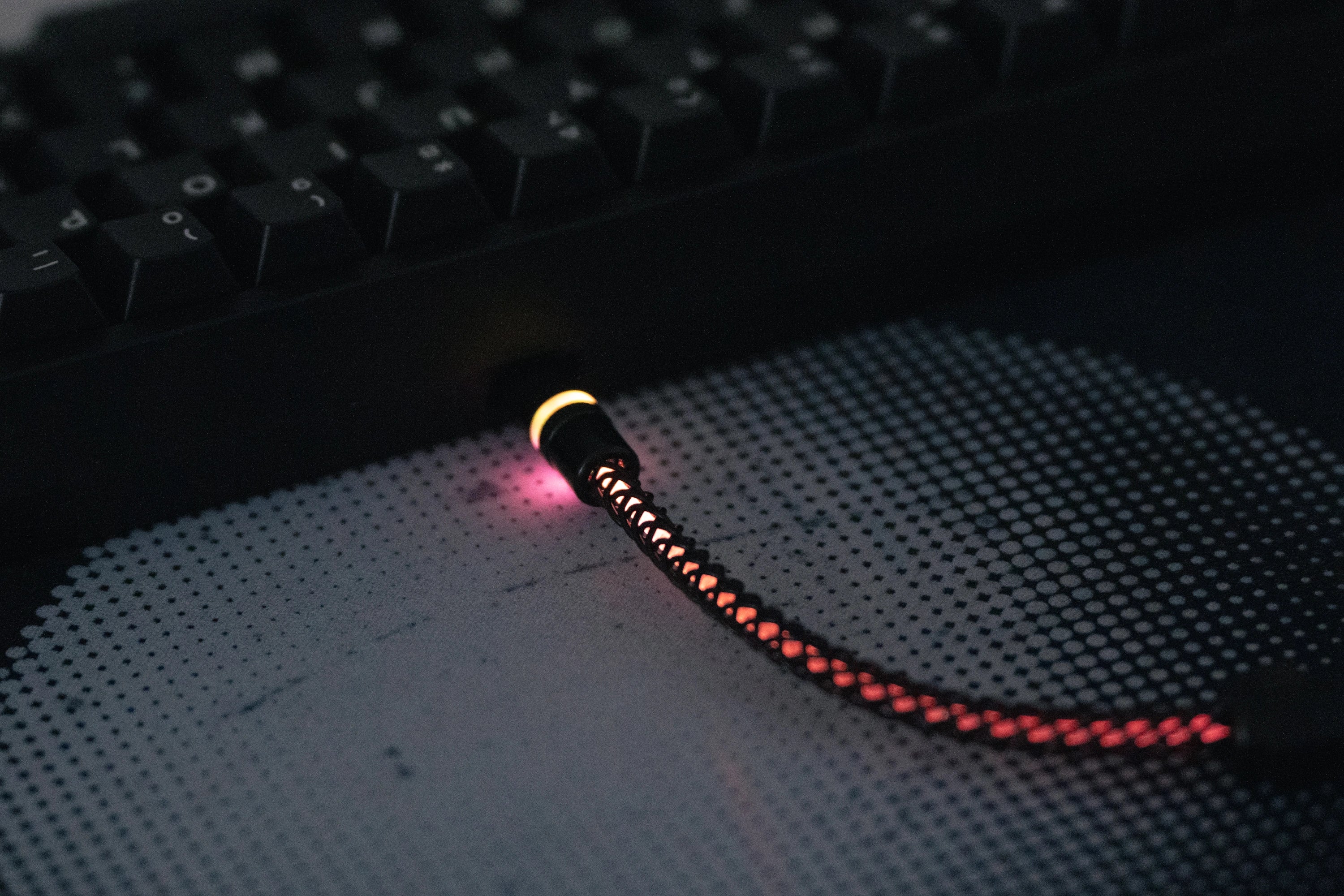 KeyboardMan RGB Braided Aviator Cable (Non-Coiled)
