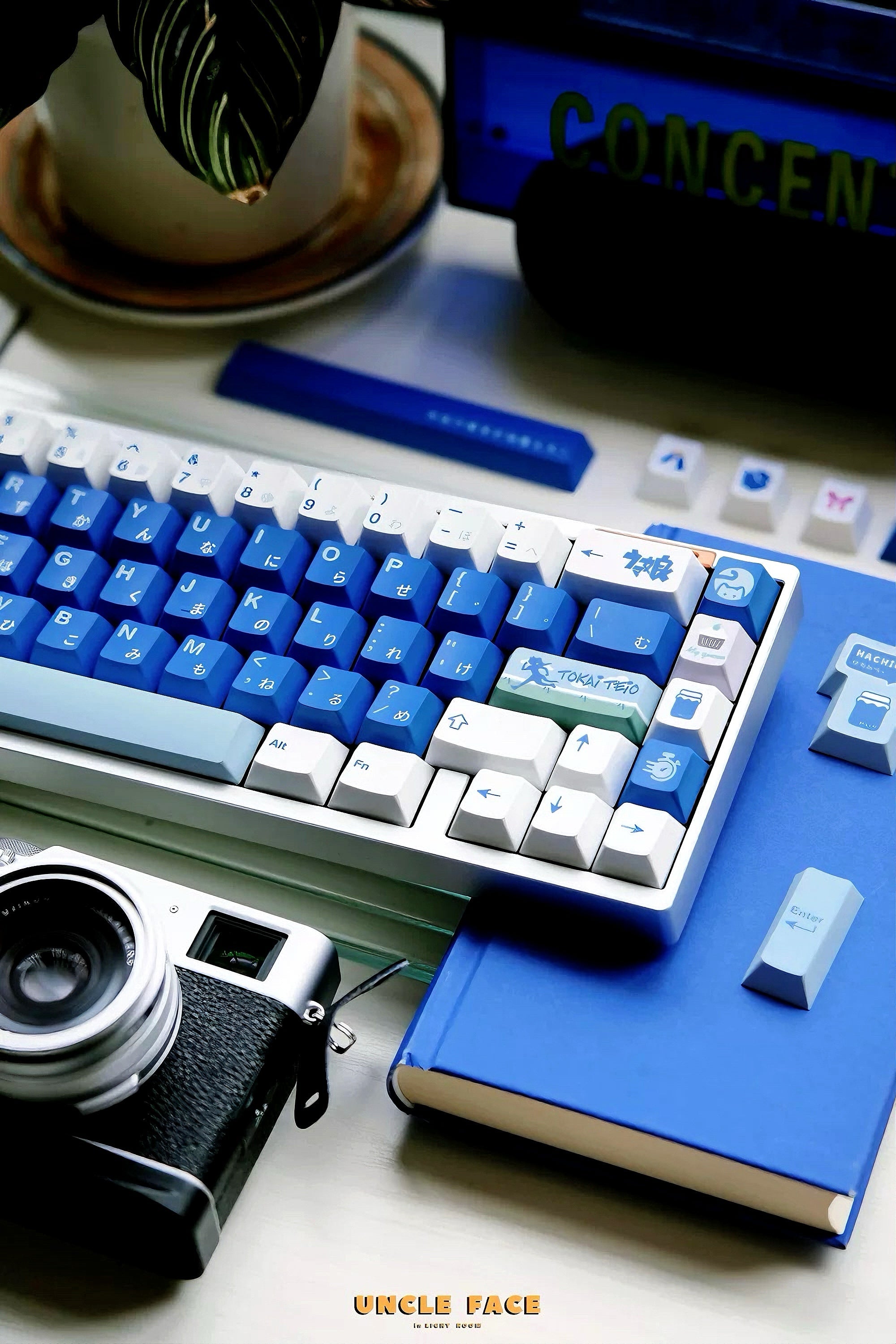 blue keycaps