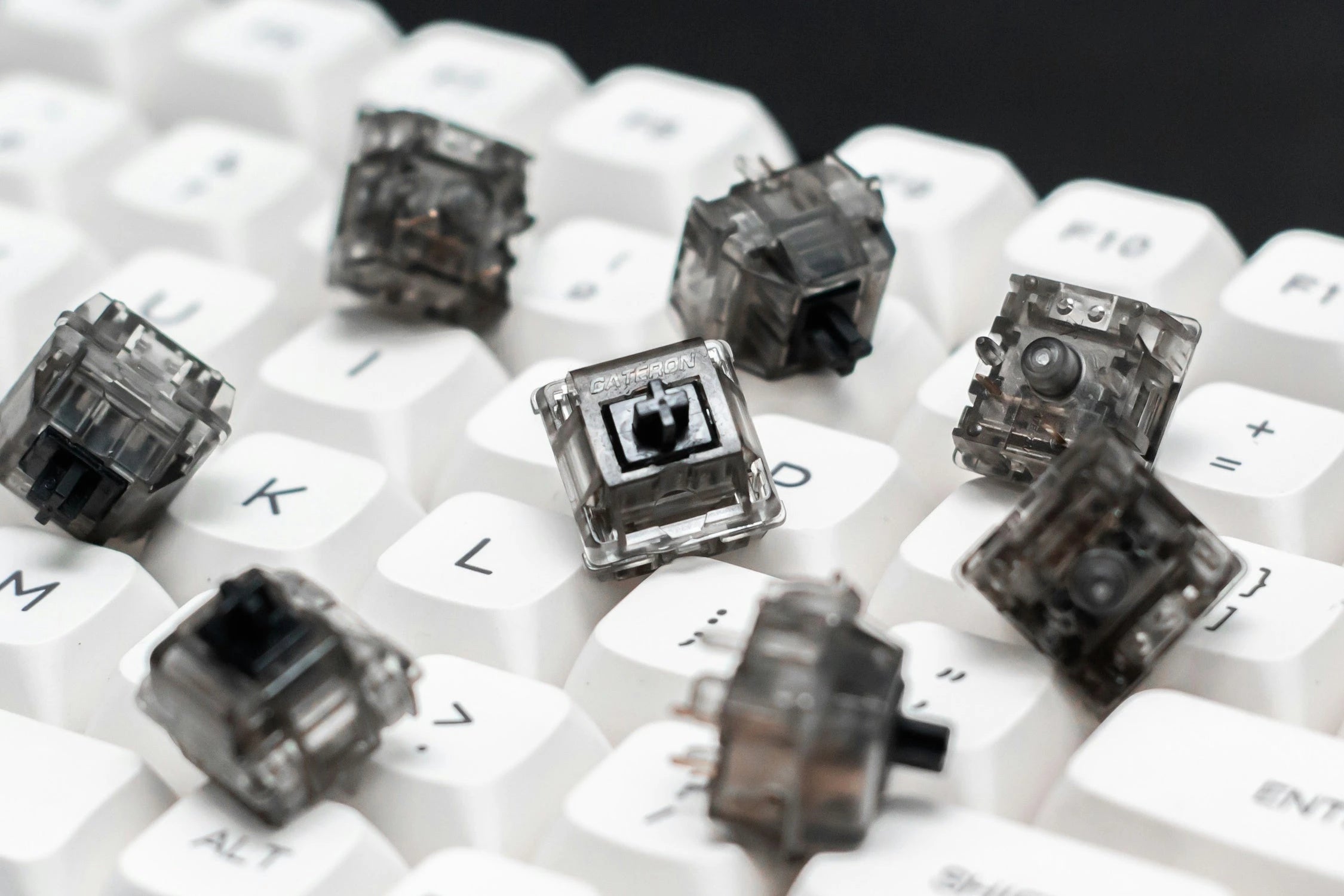 black mechanical keyboard switch