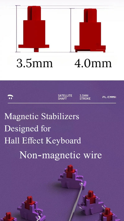 FLCMMK 3.5mm Magnetic Hall Effect Keyboard Stabilizers - Toronto KeyboardMan