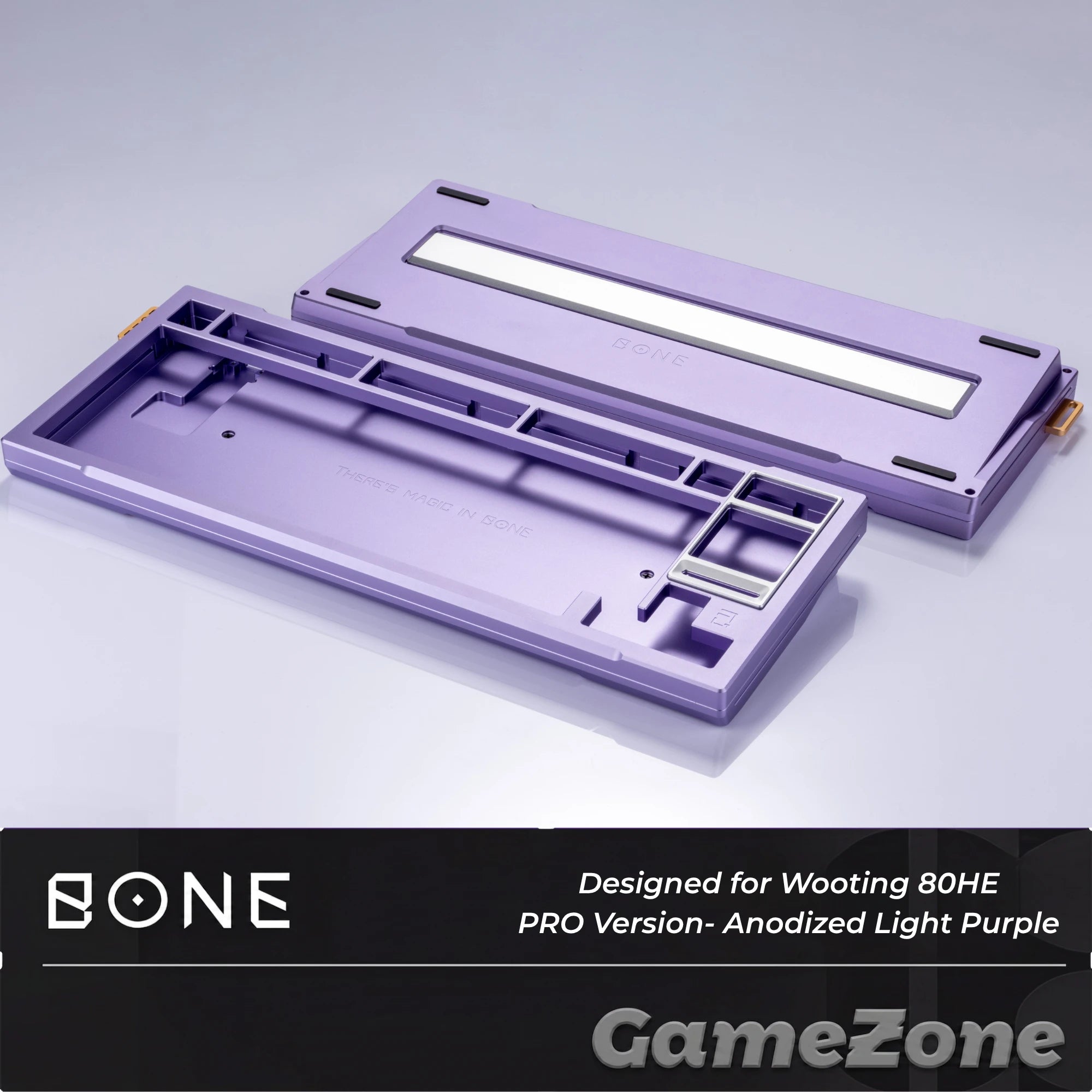 Bone80 Wooting 80He case light purple