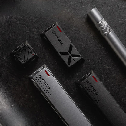 Frontier Metal Hollow Star Artisan Keycap Set