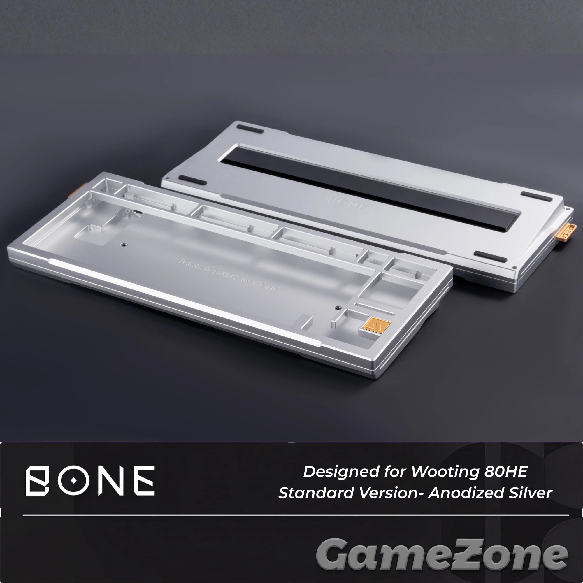 Bone80 Wooting 80He case Silver