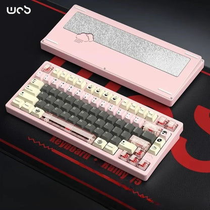 Rainy75 RT/HE Keyboard Pink Pro