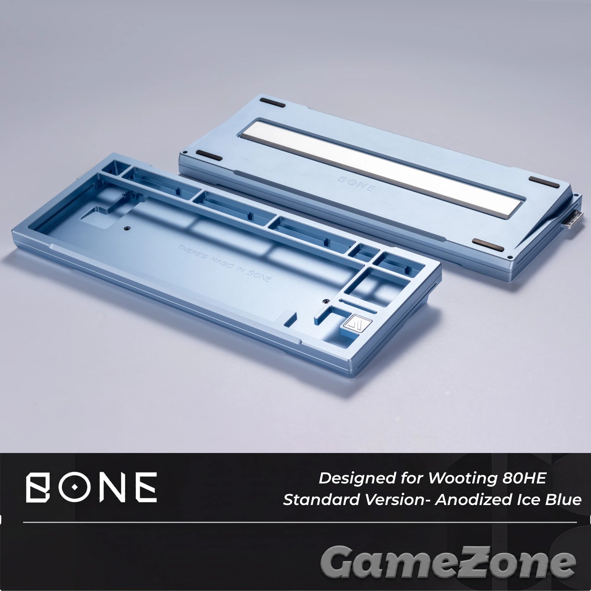 Bone80 Wooting 80He case Ice blue