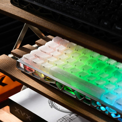 XVX Forged Carbon Fibre Jelly Translucent Keycaps