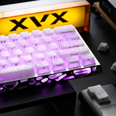XVX Forged Carbon Fibre Jelly Translucent Keycaps