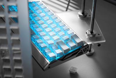XVX White Ice Crack Ceramic Keycap Set