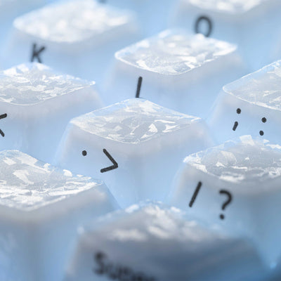 XVX Forged Carbon Fibre Jelly Translucent Keycaps