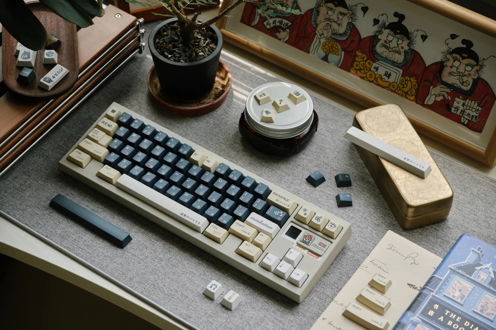Catkeys Manhatten Teahouse Keycap Set