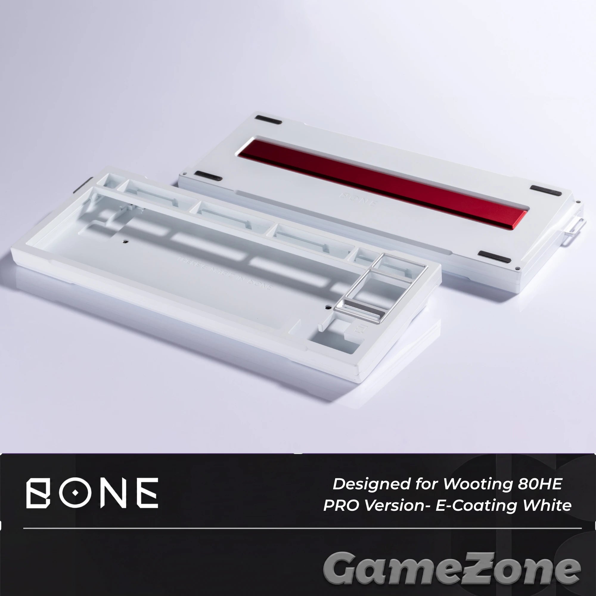 Bone80 Wooting 80He case White