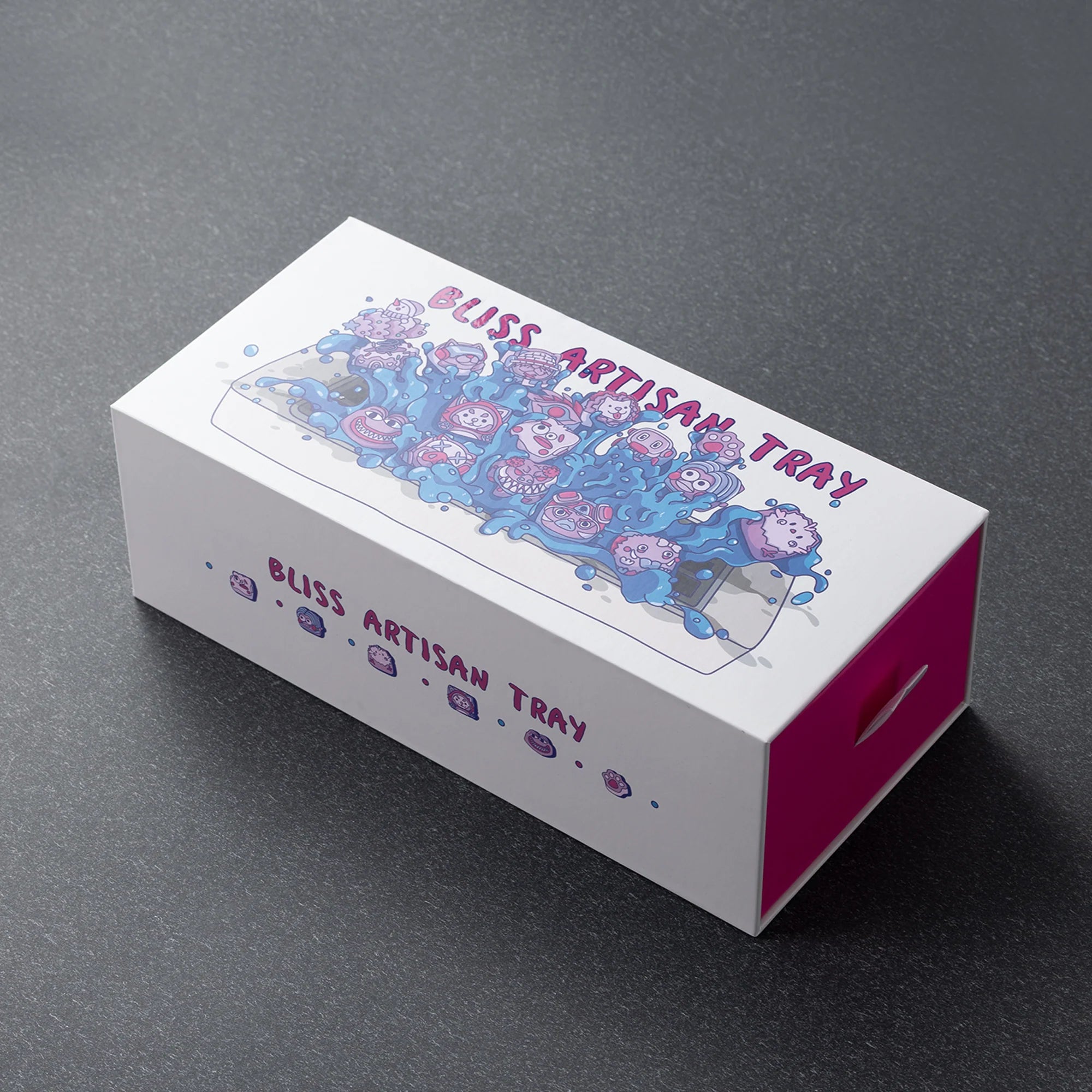 Bliss Artisan Tray packaging box with playful illustrated cover
