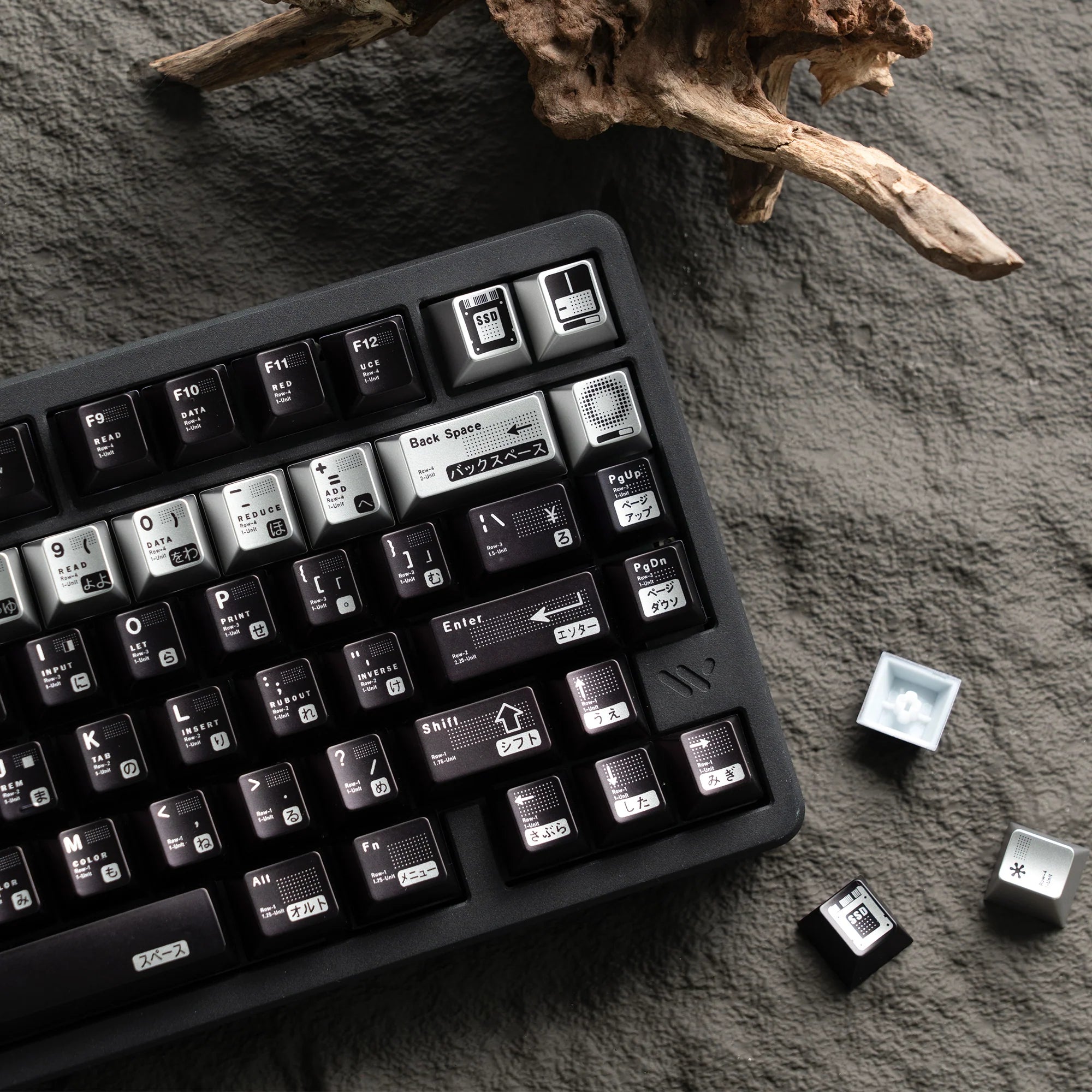Parametric Metallic Coating Keycaps Set