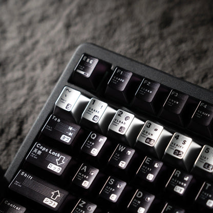 Parametric Metallic Coating Keycaps Set