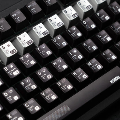 Parametric Metallic Coating Keycaps Set
