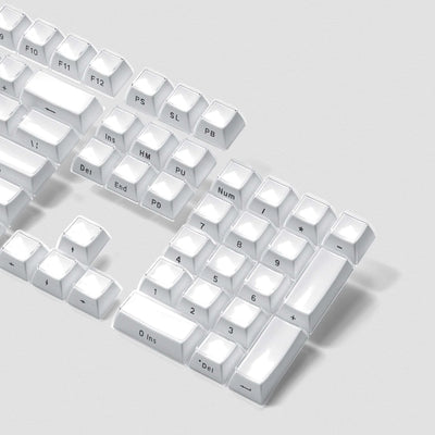 XVX Crystal Jelly PC Keycaps-White