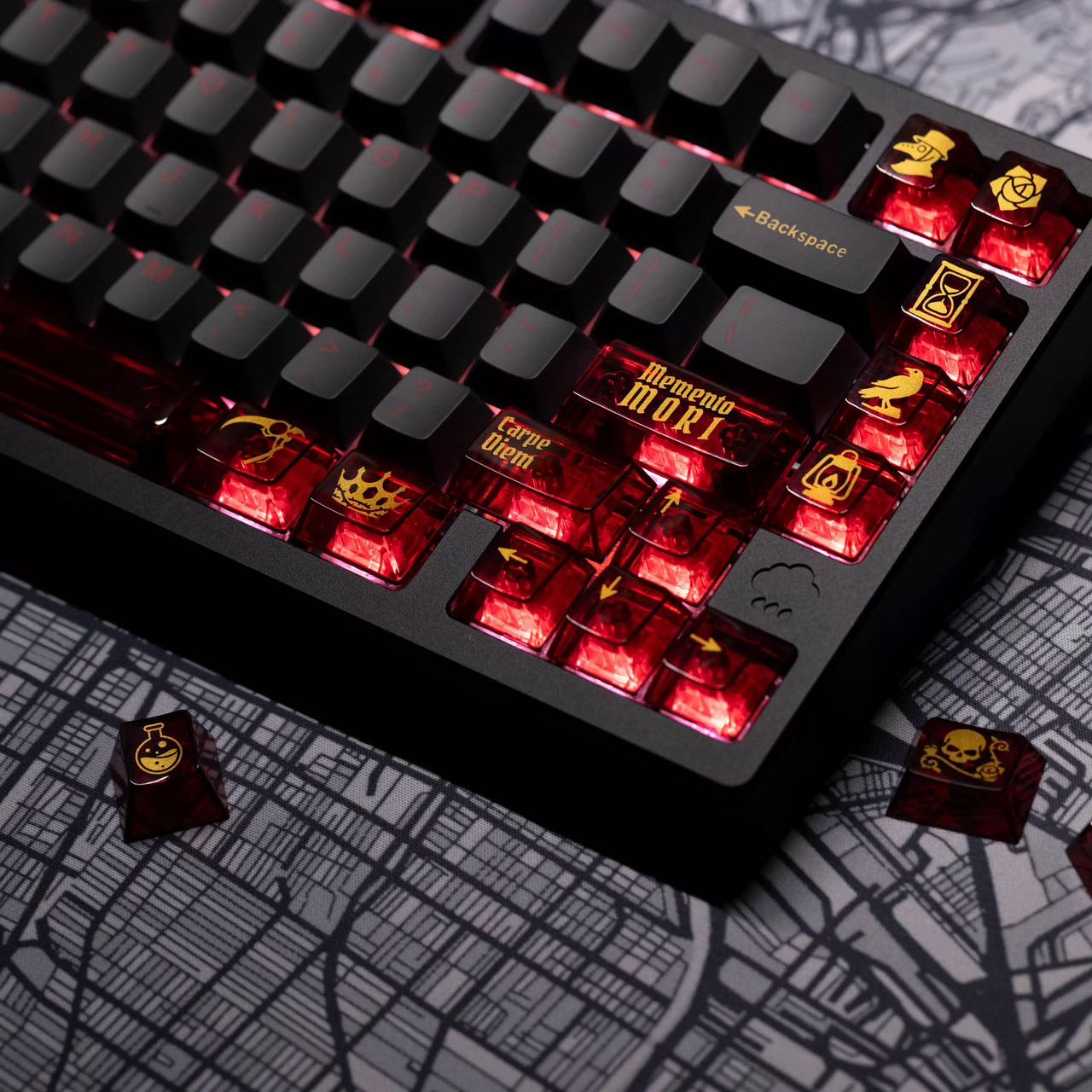 Danse Macabre custom Keycaps  Toronto KeyboardMan