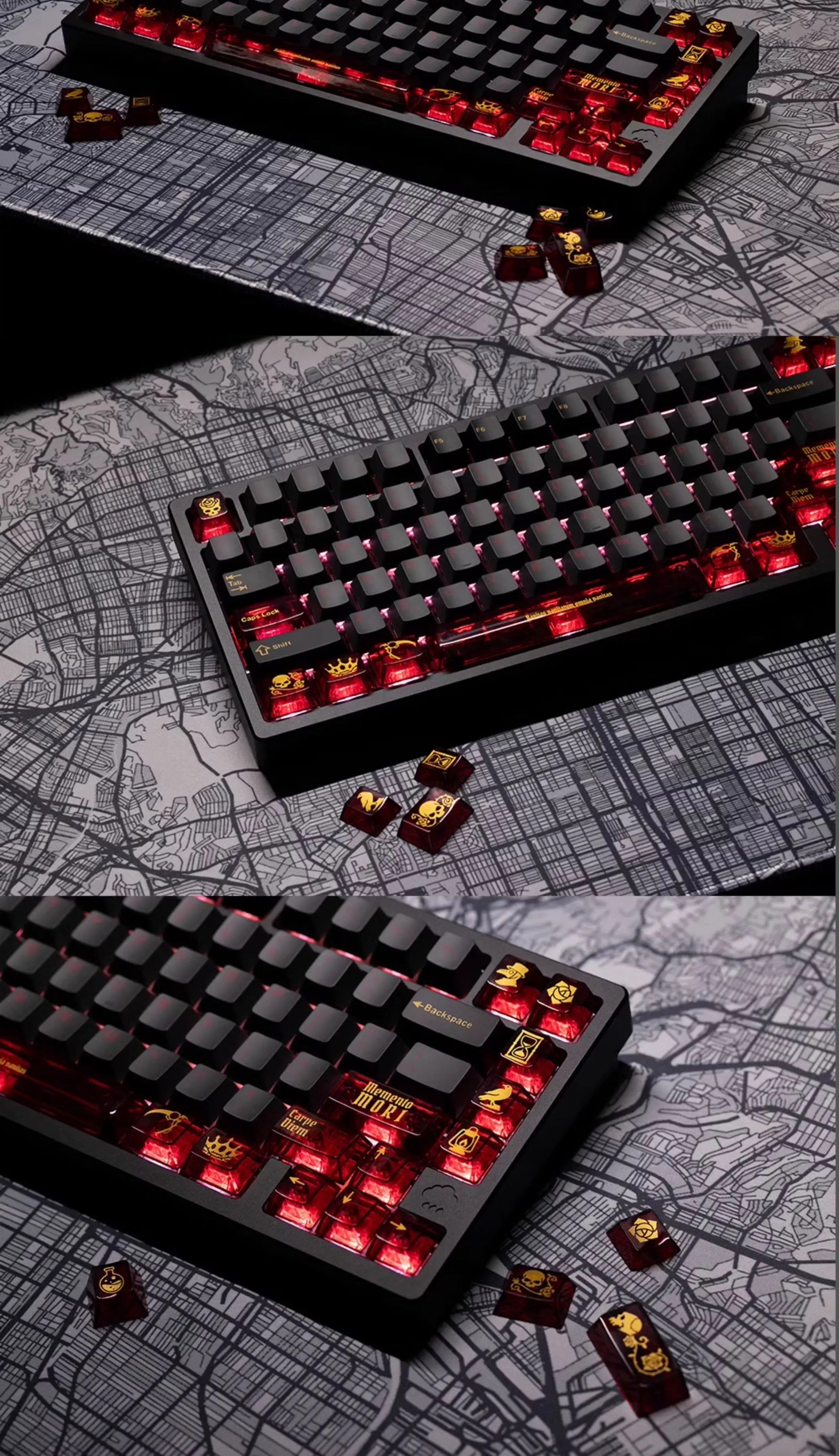 Danse Macabre custom Keycaps  Toronto KeyboardMan