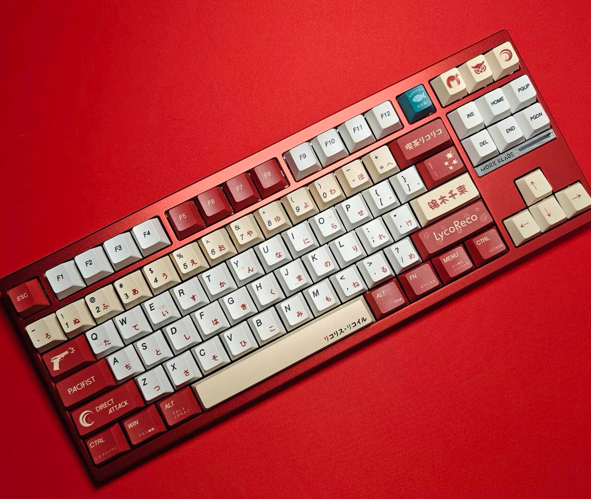 Lycoris Recoil PBT Cherry Profile Keycaps Set