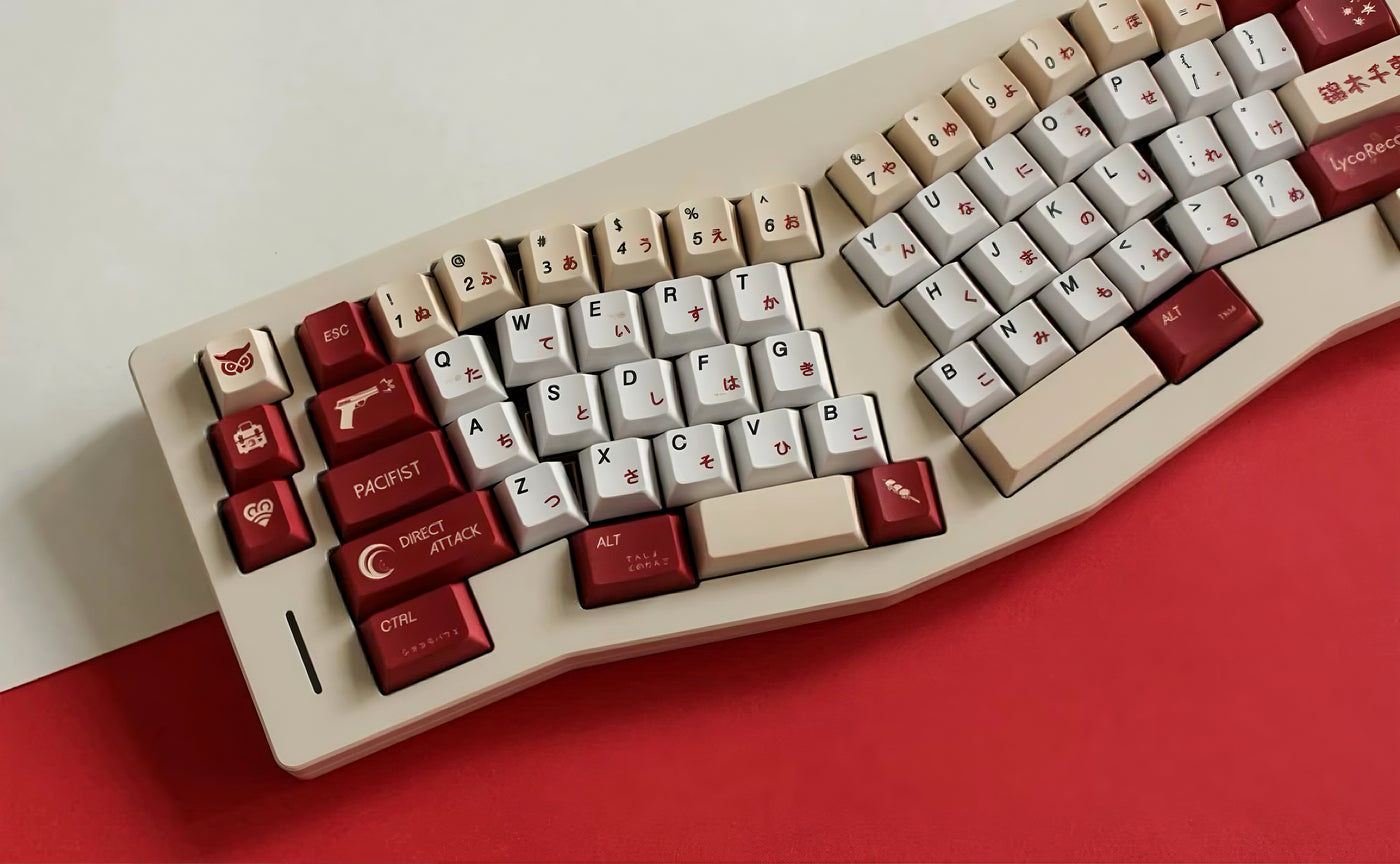 Lycoris Recoil PBT Cherry Profile Keycaps Set