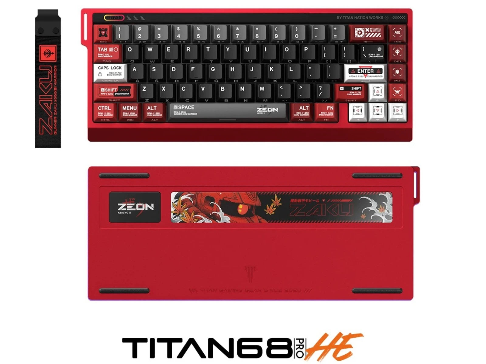 TITAN68HE Magnetic Keyboard