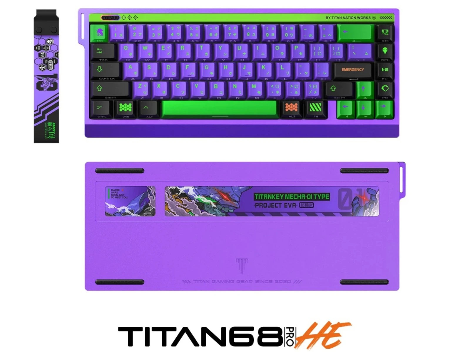 TITAN68HE Magnetic Keyboard