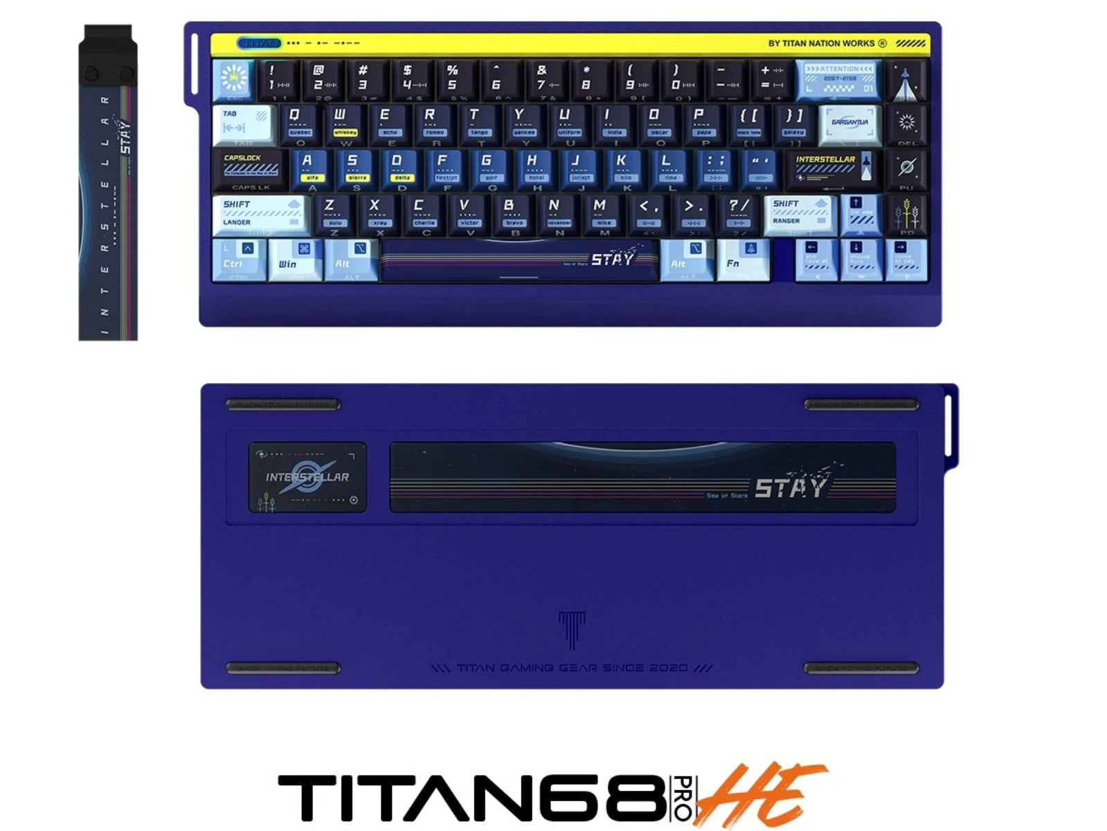 TITAN68HE Magnetic Keyboard