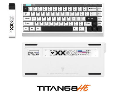 TITAN68HE Magnetic Keyboard