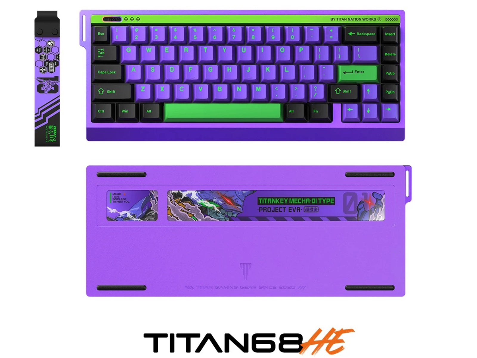 TITAN68HE Magnetic Keyboard