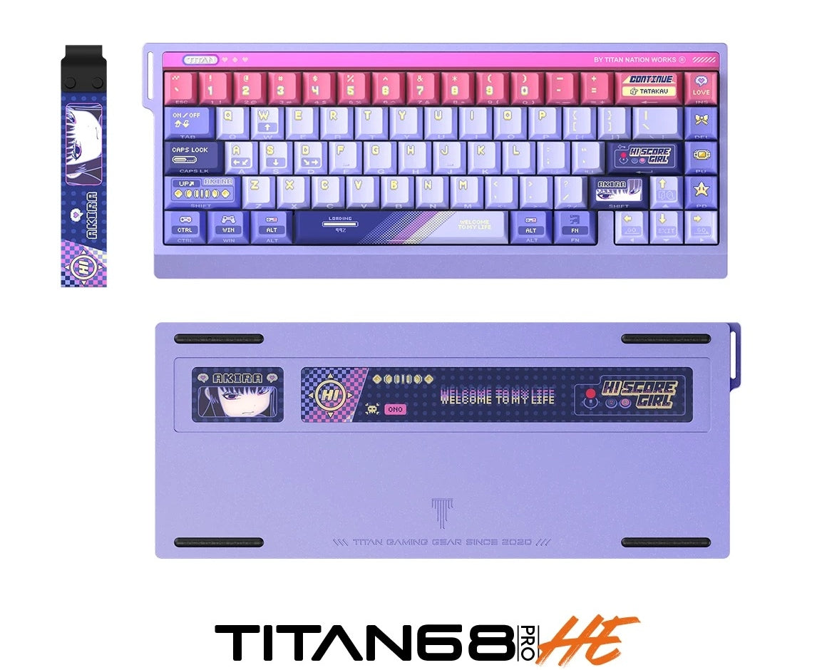 TITAN68HE Magnetic Keyboard