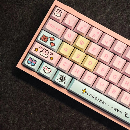 Pixel Mosaicbaby Keycaps Set