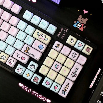 Pixel Mosaicbaby Keycaps Set