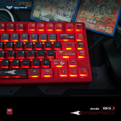 Sazabi Nuclear Power Profile Keycap Set