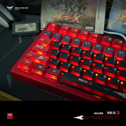 Sazabi Nuclear Power Profile Keycap Set