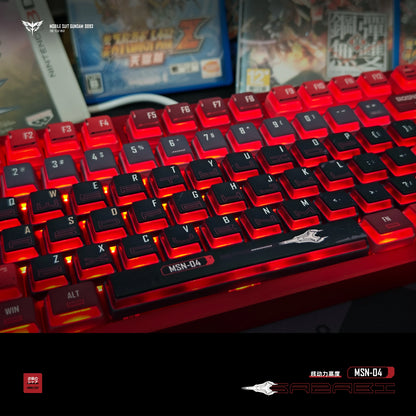 Sazabi Nuclear Power Profile Keycap Set