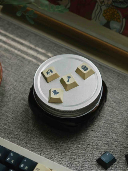 Catkeys Manhatten Teahouse Keycap Set
