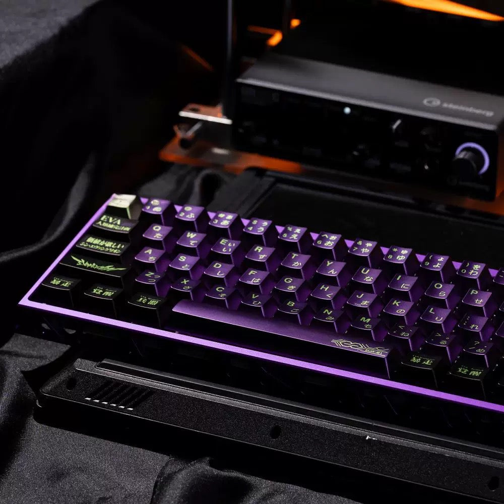Eva-01 Metallic Coating Keycap Set