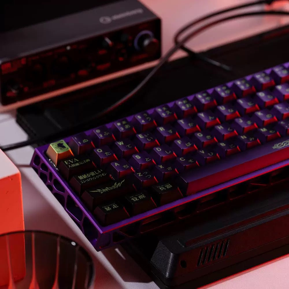 Eva-01 Metallic Coating Keycap Set