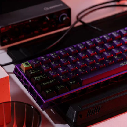 Eva-01 Metallic Coating Keycap Set